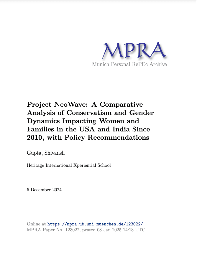 Project NeoWave: Conservatism & Gender Dynamics in the USA and India